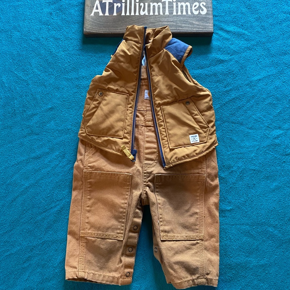 Baby Carhartt Bibs & Vest